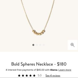 COPY - Mejuri Bold Spheres Necklace